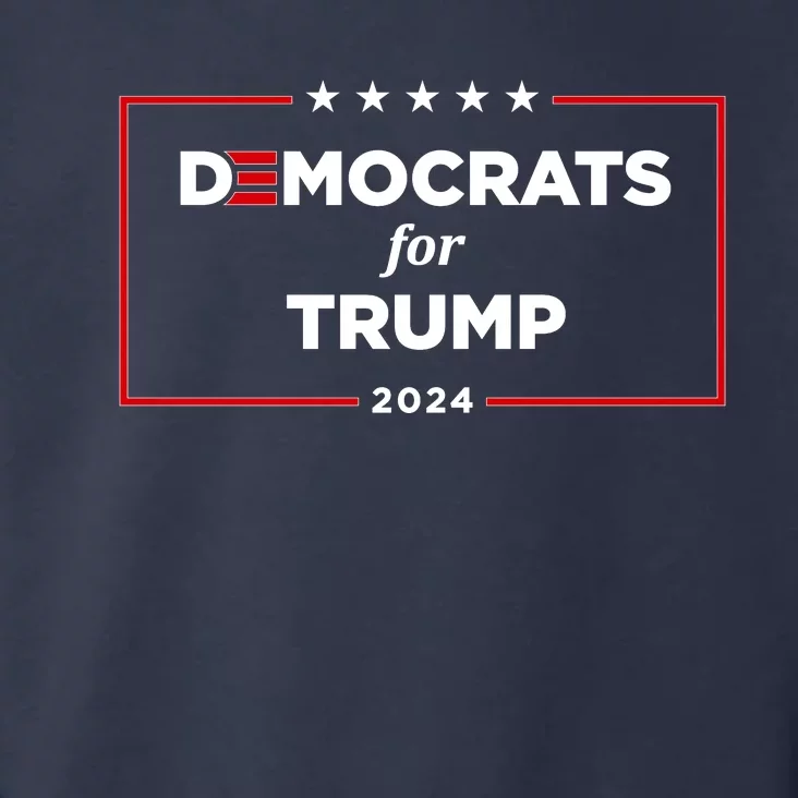 2024 Democrats For Trump Toddler Hoodie