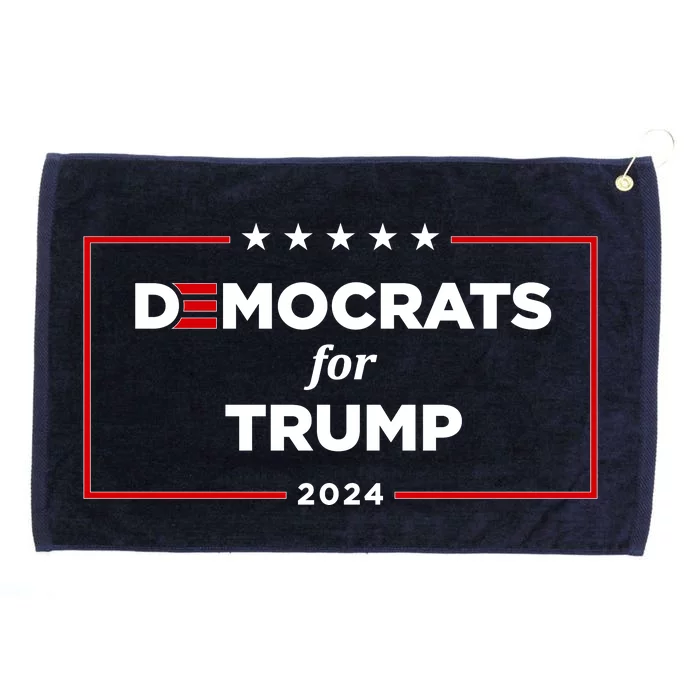 2024 Democrats For Trump Grommeted Golf Towel