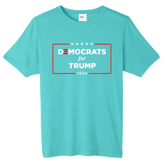 2024 Democrats For Trump ChromaSoft Performance T-Shirt