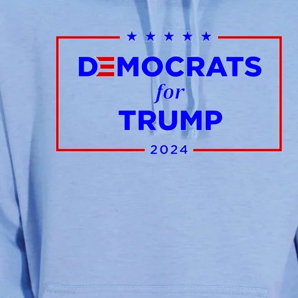 2024 Democrats For Trump Unisex Surf Hoodie