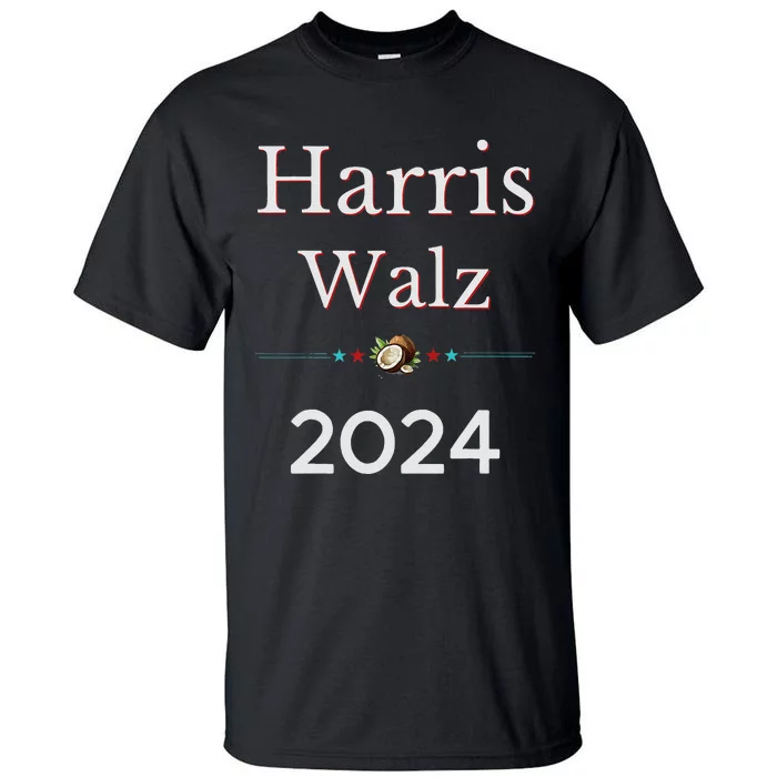 2024 Democratic Presidential Election Nominees Harris Walz Tall T-Shirt