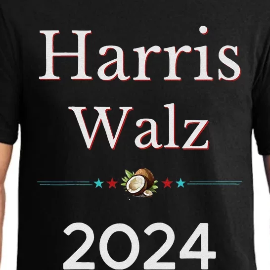 2024 Democratic Presidential Election Nominees Harris Walz Pajama Set