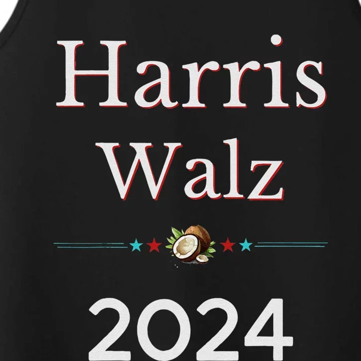 2024 Democratic Presidential Election Nominees Harris Walz Performance Tank