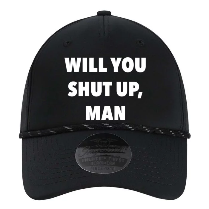 2020 Debate Quotes Will You Shut Up Bidenharris Funny Gift Performance The Dyno Cap