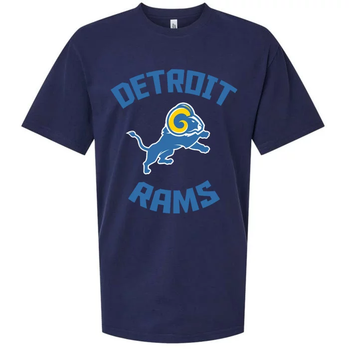 2022 Detroit Rams Football Champs Sueded Cloud Jersey T-Shirt