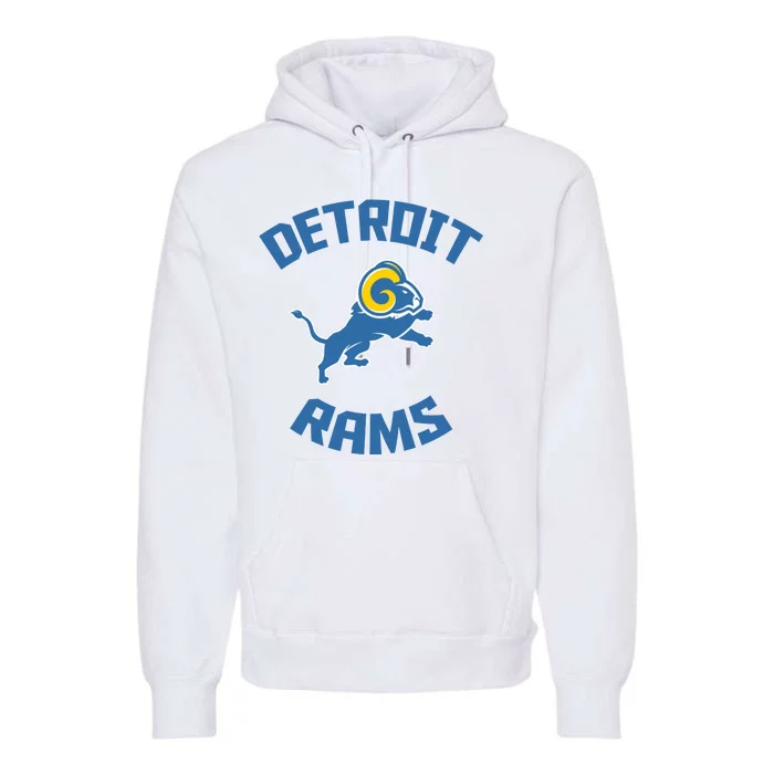 2022 Detroit Rams Football Champs Premium Hoodie