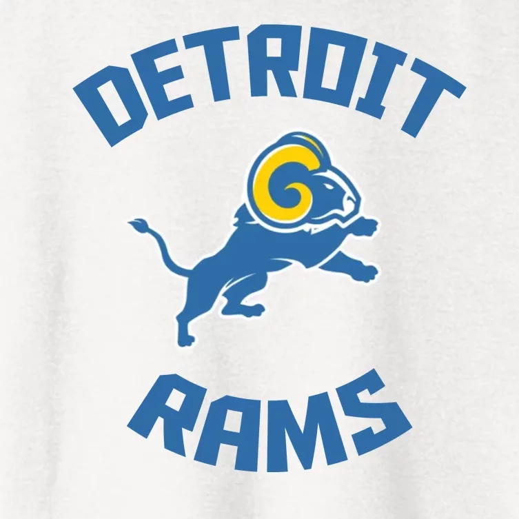 2022 Detroit Rams Football Champs Women's Crop Top Tee