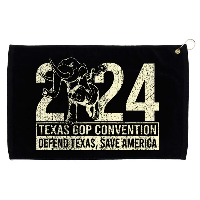 2024 Defend Texas Save American Grommeted Golf Towel