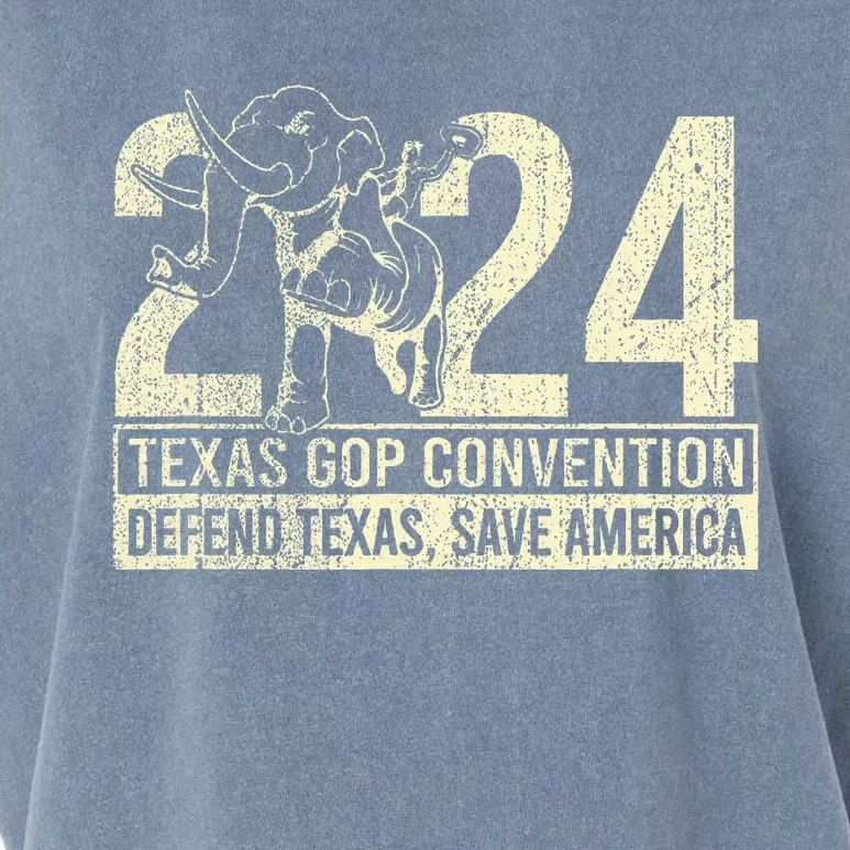 2024 Defend Texas Save American Garment-Dyed Women's Muscle Tee