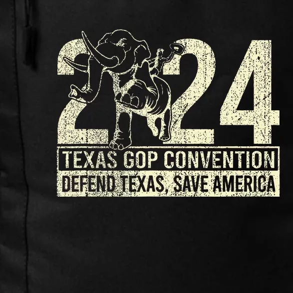 2024 Defend Texas Save American Quote Daily Commute Backpack