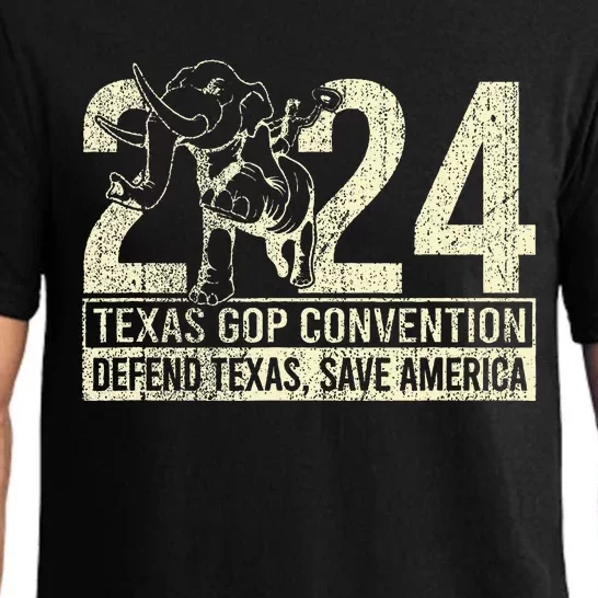 2024 Defend Texas Save American Quote Pajama Set