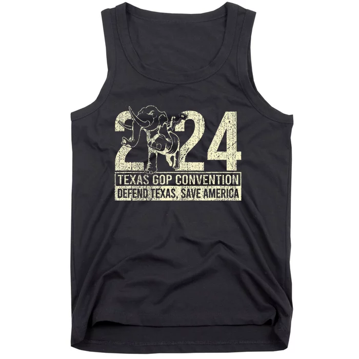 2024 Defend Texas Save American Quote Tank Top