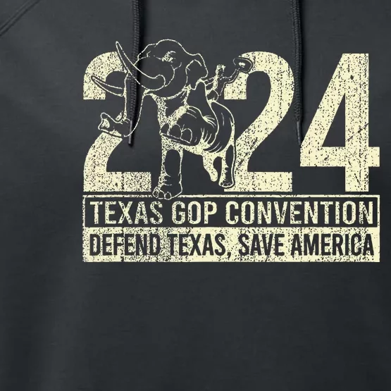 2024 Defend Texas Save American Performance Fleece Hoodie