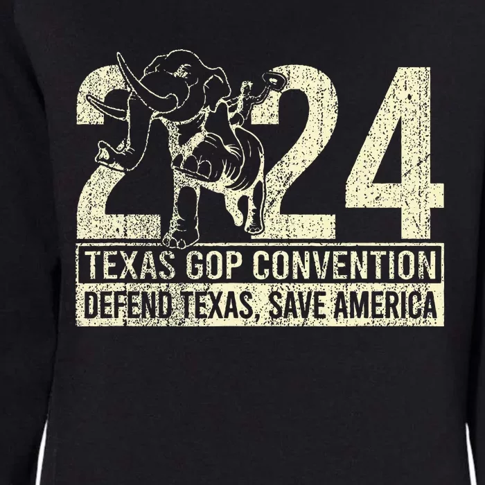 2024 Defend Texas Save American Womens California Wash Sweatshirt