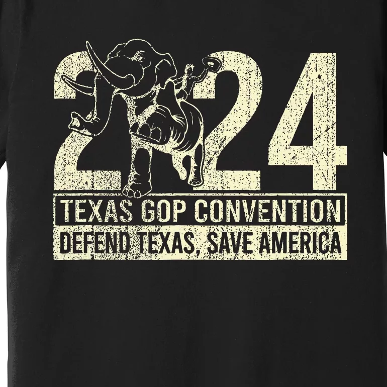 2024 Defend Texas Save American Premium T-Shirt