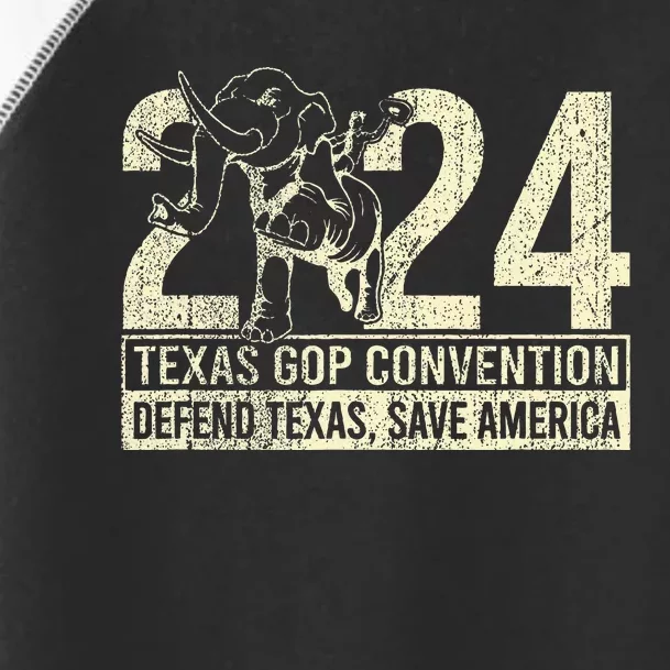 2024 Defend Texas Save American Toddler Fine Jersey T-Shirt