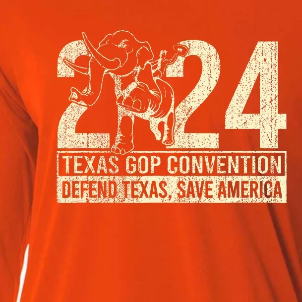 2024 Defend Texas Save American Cooling Performance Long Sleeve Crew