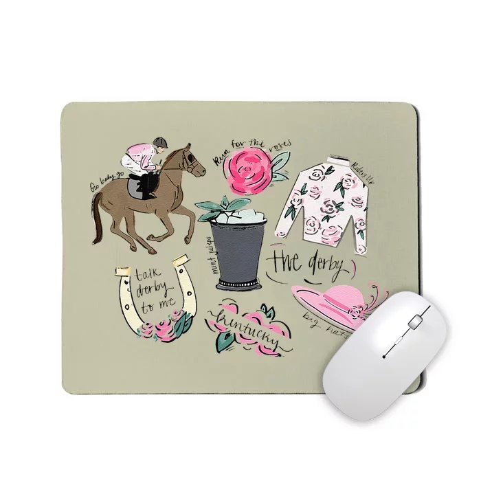 2024 Derby Vibes Horse Racing Horse Race Horse Lover Mousepad