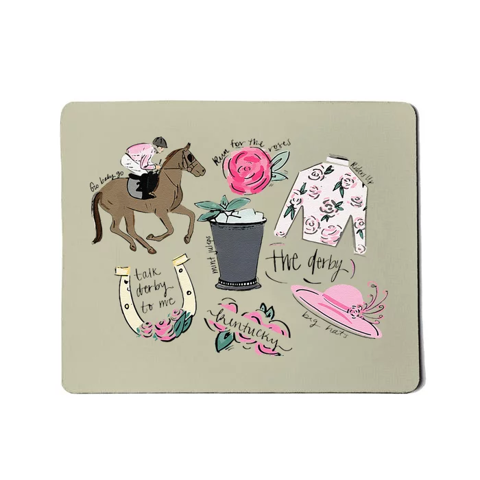 2024 Derby Vibes Horse Racing Horse Race Horse Lover Mousepad