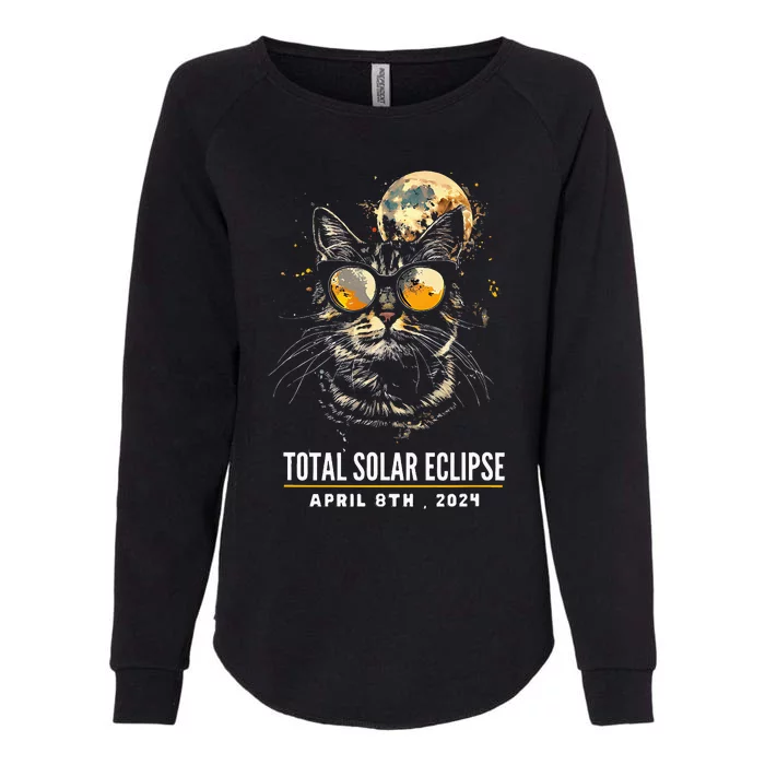 2024 Eclipse  8 April 2024 Eclipse Womens California Wash Sweatshirt