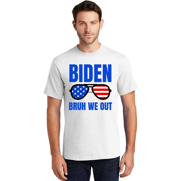 2024 Election Biden 2024 Bruh We Out Funny Joe Biden Tall T-Shirt