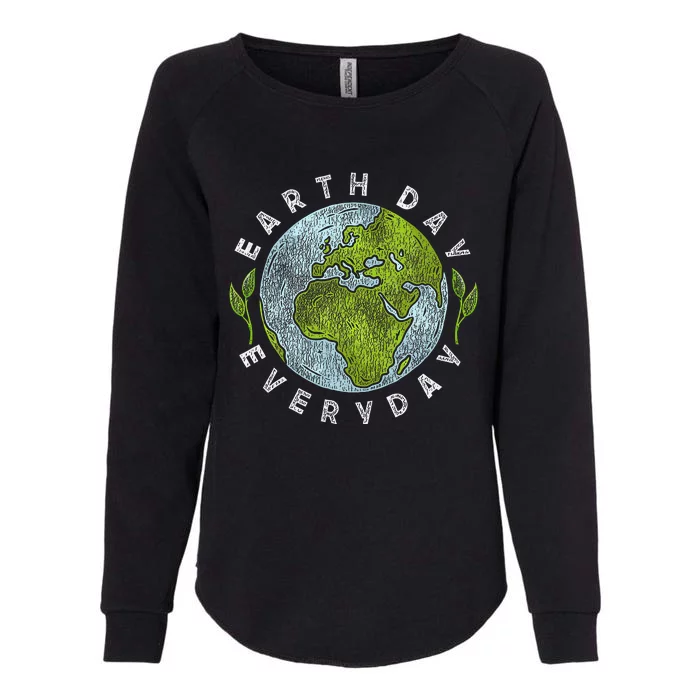 2024 Earth Day Every Day Planet 54 Anniversary Womens California Wash Sweatshirt