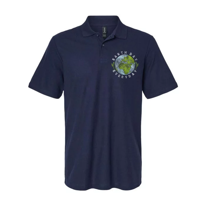 2024 Earth Day Every Day Planet 54 Anniversary Softstyle Adult Sport Polo