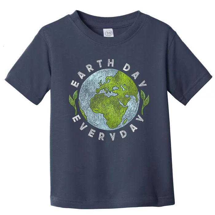 2024 Earth Day Every Day Planet 54 Anniversary Toddler T-Shirt