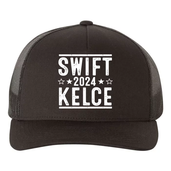 2024 Election Democrat Republican Swifty Fan Concert Party Yupoong Adult 5-Panel Trucker Hat