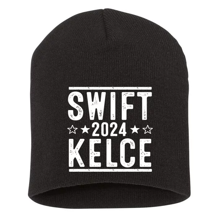 2024 Election Democrat Republican Swifty Fan Concert Party Short Acrylic Beanie