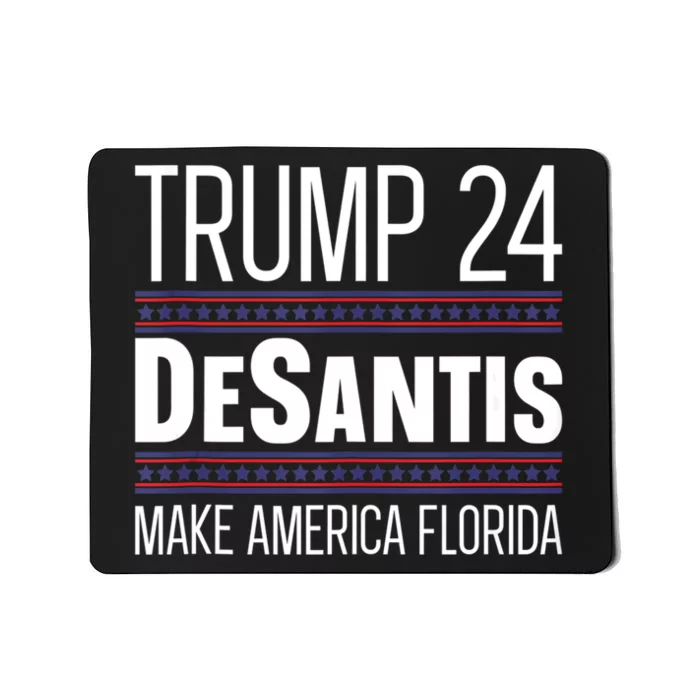 2024 Election Desantis Trump Make America Florida Mousepad