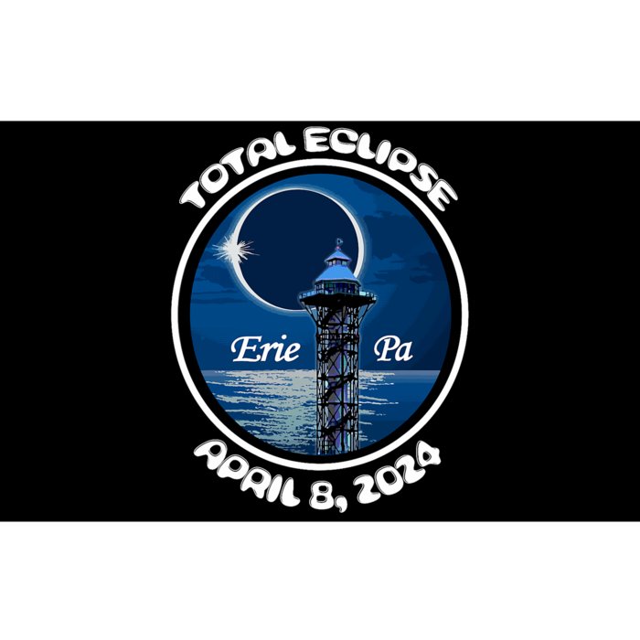 2024 Eclipse Erie Pa Tower Lake Ere April Path Of Totality Bumper Sticker