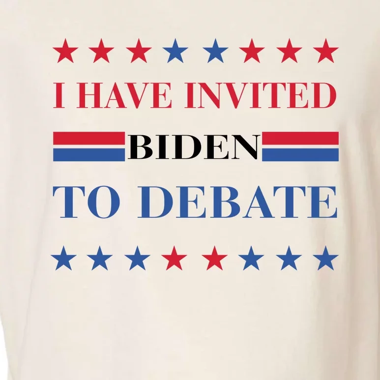 2024 Election I Have Invited Biden To Debate Garment-Dyed Women's Muscle Tee