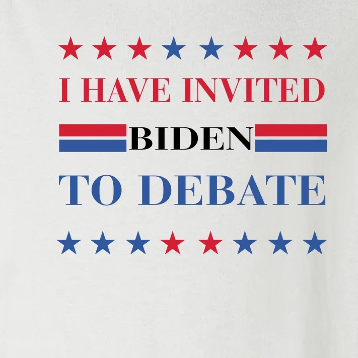 2024 Election I Have Invited Biden To Debate Toddler Long Sleeve Shirt