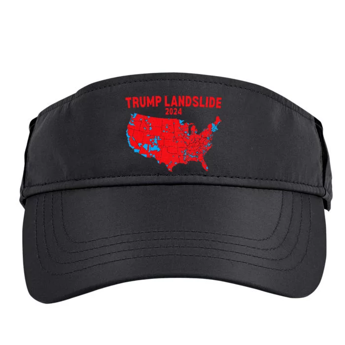 2024 Electoral Map Trump Landslide Red Election Map Adult Drive Performance Visor