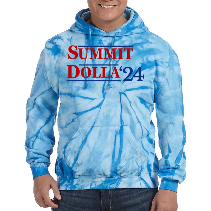 2024 Election Year Funny Name Summit Dolla 24 Tie Dye Hoodie