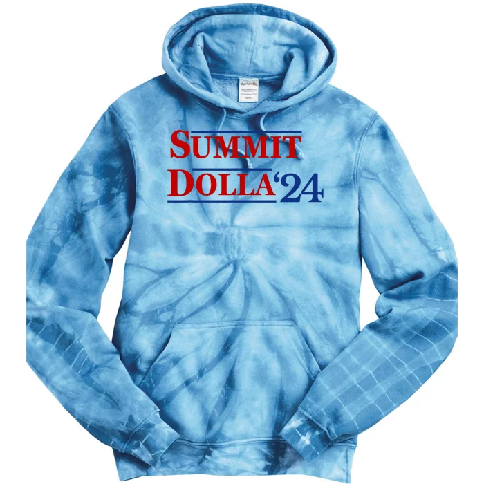 2024 Election Year Funny Name Summit Dolla 24 Tie Dye Hoodie