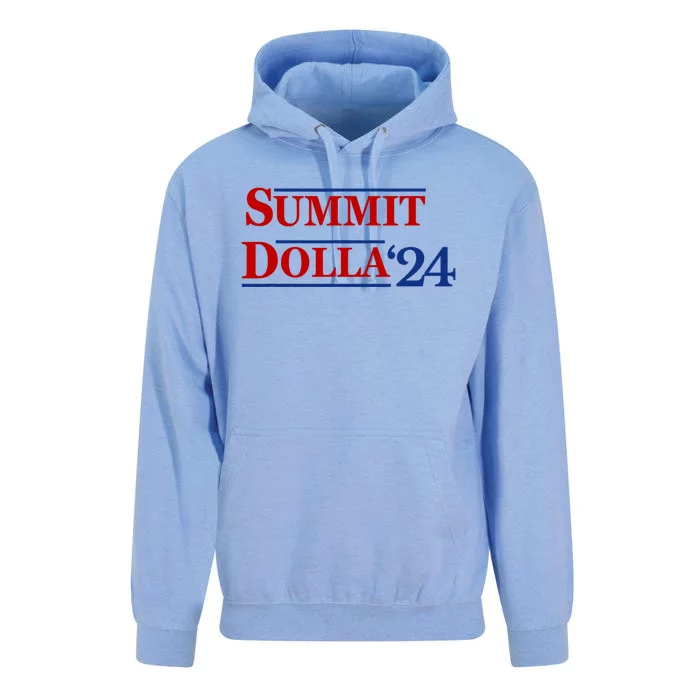 2024 Election Year Funny Name Summit Dolla 24 Unisex Surf Hoodie