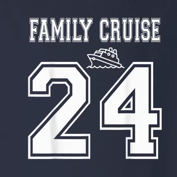 2024 Family Cruise Squad Matching Friend Group Team Vacation Toddler Long Sleeve Shirt