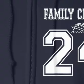 2024 Family Cruise Squad Matching Friend Group Team Vacation Full Zip Hoodie