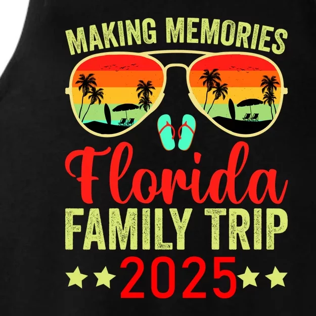 2025 Florida Family Trip Vacation Ladies Tri-Blend Wicking Tank