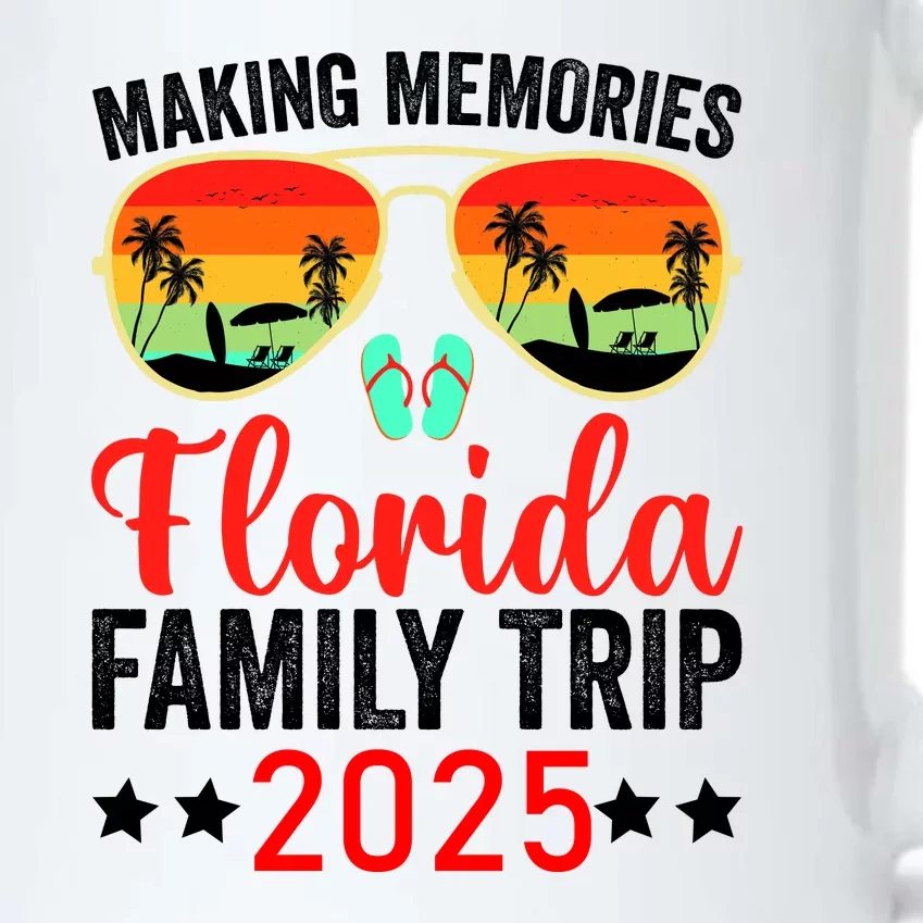 2025 Florida Family Trip Vacation Black Color Changing Mug