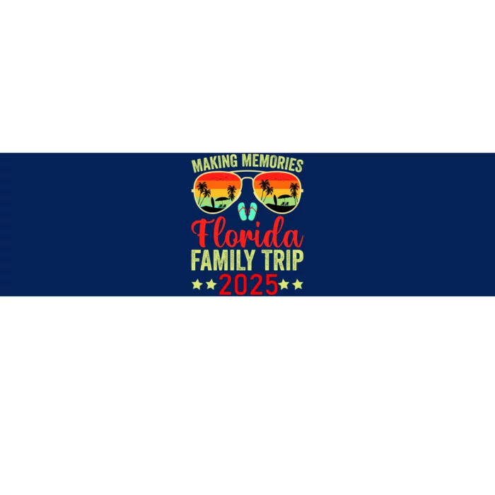 2025 Florida Family Trip Vacation Bumper Sticker