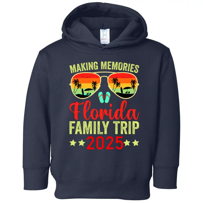 2025 Florida Family Trip Vacation Toddler Hoodie