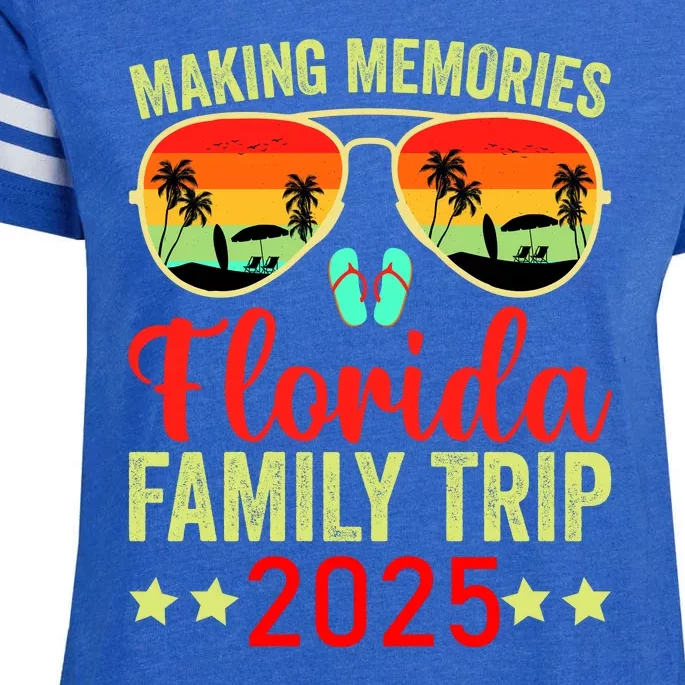 2025 Florida Family Trip Vacation Enza Ladies Jersey Football T-Shirt