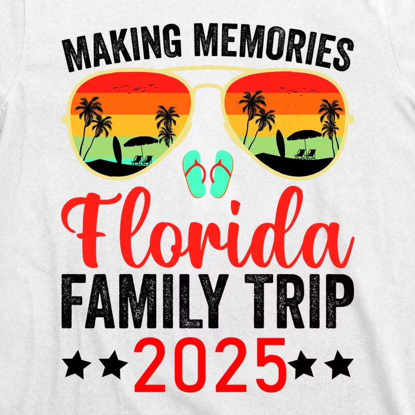 2025 Florida Family Trip Vacation T-Shirt