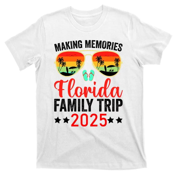 2025 Florida Family Trip Vacation T-Shirt