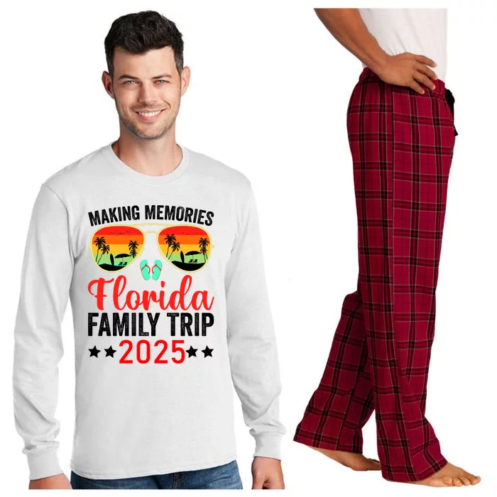 2025 Florida Family Trip Vacation Long Sleeve Pajama Set