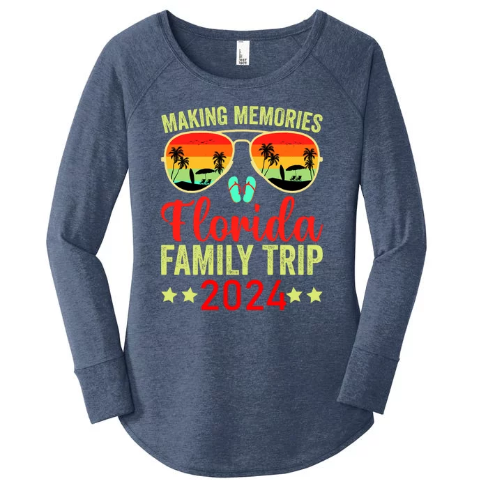 2024 Florida Family Trip Vacation Women's Perfect Tri Tunic Long Sleeve Shirt