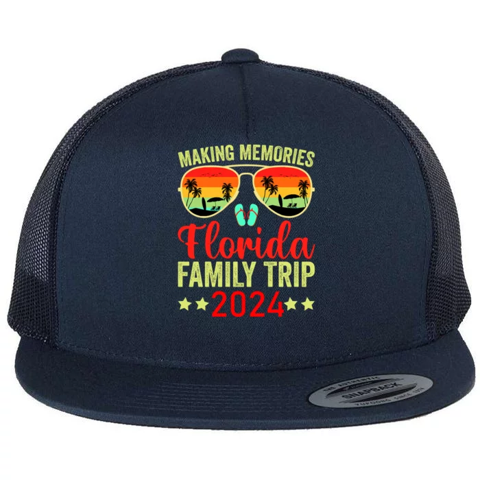 2024 Florida Family Trip Vacation Flat Bill Trucker Hat